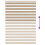 VidaXL vidaXL Zebra Blind Sand Brown 155x230 cm Fabric Width 150.9 cm Polyester 5