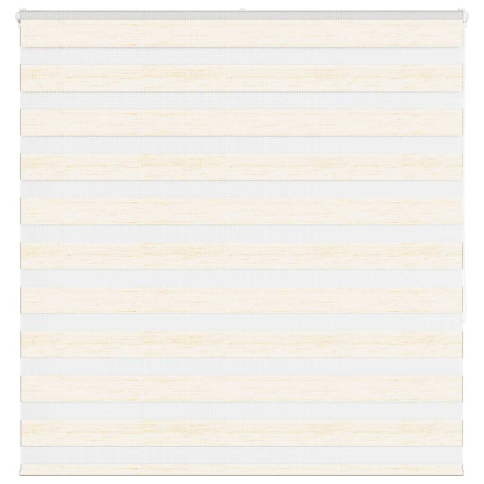 Vidaxl Zebra Blind Marble Beige 140X150 Cm Fabric Width 135.9 Cm Polyester