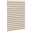 VidaXL vidaXL Zebra Blind Sand Brown 155x230 cm Fabric Width 150.9 cm Polyester 3
