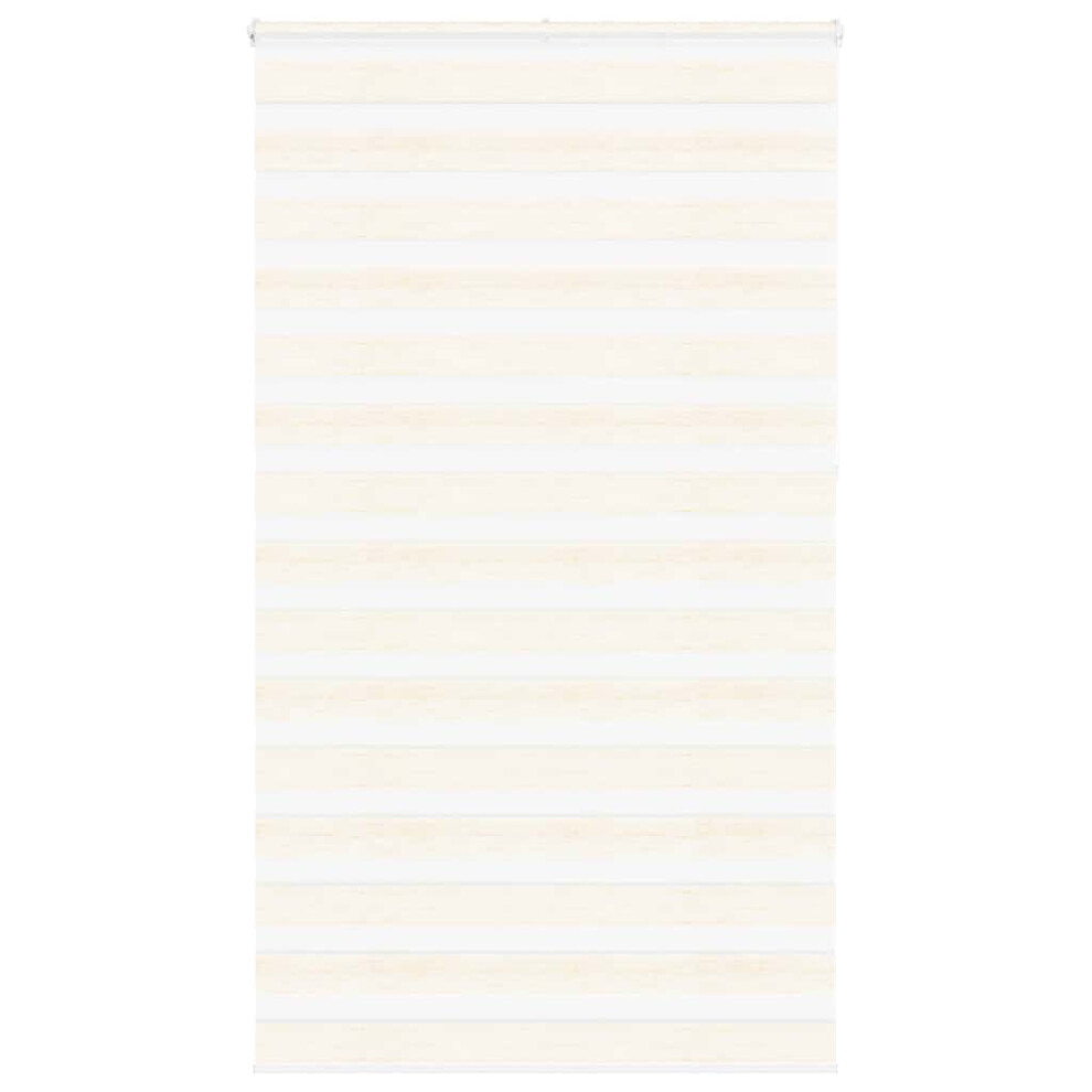 Vidaxl Zebra Blind Marble Beige 125X230 Cm Fabric Width 120.9 Cm Polyester