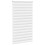 VidaXL vidaXL Zebra Blind White 130x230 cm Fabric Width 125.9 cm Polyester 3