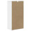 VidaXL vidaXL Side Cabinet ODDA White 40x24x79 cm Solid Wood Pine cabinet 7