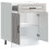 VidaXL vidaXL Kitchen Base Cabinet Kalmar Grey Sonoma Engineered Wood 5