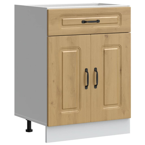 VidaXL vidaXL Kitchen Base Cabinet Kalmar Artisan Oak Engineered Wood