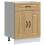 VidaXL vidaXL Kitchen Base Cabinet Kalmar Artisan Oak Engineered Wood 2