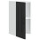 VidaXL vidaXL Kitchen Wall Cabinet Kalmar Black Engineered Wood kitchen wall unit 8