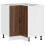 VidaXL vidaXL Kitchen Corner Base Cabinet Kalmar Brown Oak Engineered Wood 1
