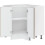 VidaXL vidaXL Kitchen Corner Base Cabinet Kalmar Brown Oak Engineered Wood 5