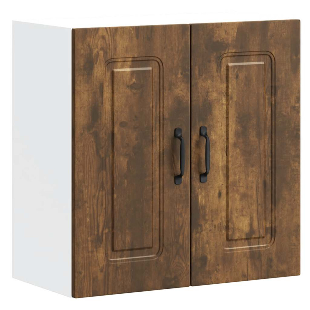 Vidaxl Kitchen Wall Cabinet Kalmar Smoked Oak Engineered Wood