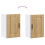 VidaXL vidaXL Kitchen Wall Cabinet Kalmar Artisan Oak Engineered Wood 9