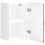 VidaXL vidaXL Kitchen Wall Cabinet Kalmar Artisan Oak Engineered Wood 6