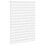 VidaXL vidaXL Zebra Blind White 155x230 cm Fabric Width 150.9 cm Polyester 3