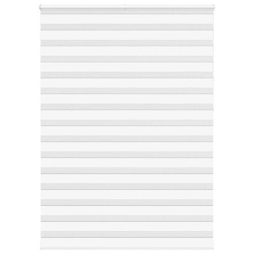 VidaXL vidaXL Zebra Blind White 155x230 cm Fabric Width 150.9 cm Polyester