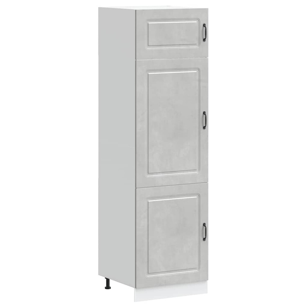 vidaXL Kitchen Cupboard Kalmar Concrete Grey Engineered Wood