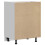 VidaXL vidaXL Kitchen Base Cabinet Lucca High Gloss White Engineered Wood 6