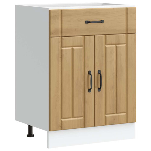 VidaXL vidaXL Kitchen Base Cabinet Lucca Artisan Oak Engineered Wood 1