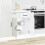 VidaXL vidaXL Kitchen Base Cabinet Lucca High Gloss White Engineered Wood 3