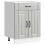 VidaXL vidaXL Kitchen Base Cabinet Lucca Grey Sonoma Engineered Wood 1
