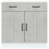 VidaXL vidaXL Kitchen Base Cabinet Lucca Concrete Grey Engineered Wood 3