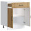 VidaXL vidaXL Kitchen Base Cabinet Lucca Artisan Oak Engineered Wood 7