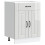 VidaXL vidaXL Kitchen Base Cabinet Lucca High Gloss White Engineered Wood 2