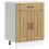 VidaXL vidaXL Kitchen Base Cabinet Lucca Artisan Oak Engineered Wood 1