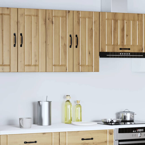 VidaXL vidaXL Kitchen Wall Cabinet Lucca Artisan Oak Engineered Wood 2