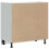 VidaXL vidaXL Kitchen Base Cabinet Lucca Concrete Grey Engineered Wood 6