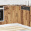 VidaXL vidaXL Kitchen Corner Base Cabinet Lucca Old Wood Engineered Wood 3