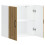 VidaXL vidaXL Kitchen Wall Cabinet Lucca Artisan Oak Engineered Wood 6
