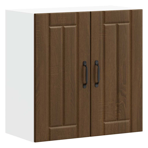 VidaXL vidaXL Kitchen Wall Cabinet Lucca Brown Oak Engineered Wood kitchen wall unit 1