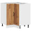 VidaXL vidaXL Kitchen Corner Base Cabinet Lucca Old Wood Engineered Wood 2