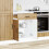 VidaXL vidaXL Kitchen Base Cabinet Lucca Artisan Oak Engineered Wood 3