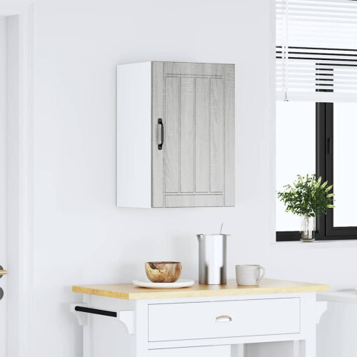 VidaXL vidaXL Kitchen Wall Cabinet Lucca Grey Sonoma Engineered Wood 2
