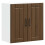 VidaXL vidaXL Kitchen Wall Cabinet Lucca Brown Oak Engineered Wood kitchen wall unit 1