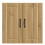 VidaXL vidaXL Kitchen Wall Cabinet Lucca Artisan Oak Engineered Wood 5