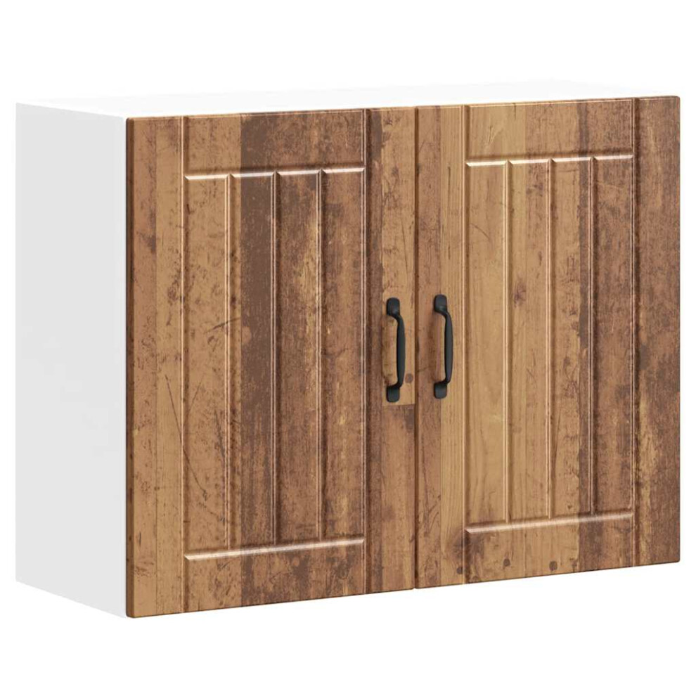 vidaXL Kitchen Wall Cabinet Lucca Old Wood Engineered Wood kitchen wall unit