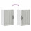 VidaXL vidaXL Kitchen Wall Cabinet Lucca Grey Sonoma Engineered Wood 9
