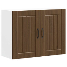 vidaXL Kitchen Wall Cabinet Lucca Brown Oak Engineered Wood kitchen wall unit