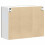 VidaXL vidaXL Kitchen Wall Cabinet Lucca Brown Oak Engineered Wood kitchen wall unit 7