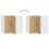 VidaXL vidaXL Kitchen Wall Corner Cabinet Lucca Artisan Oak Engineered Wood 8
