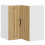 VidaXL vidaXL Kitchen Wall Corner Cabinet Lucca Artisan Oak Engineered Wood 2