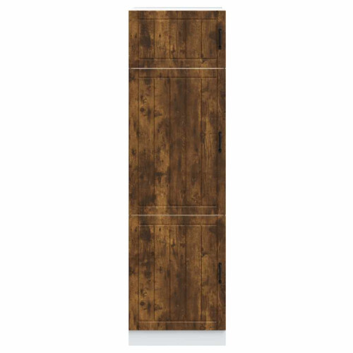 VidaXL vidaXL Kitchen Cupboard Lucca Smoked Oak Engineered Wood kitchen cabinet unit 2