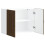 VidaXL vidaXL Kitchen Wall Cabinet Lucca Brown Oak Engineered Wood kitchen wall unit 5