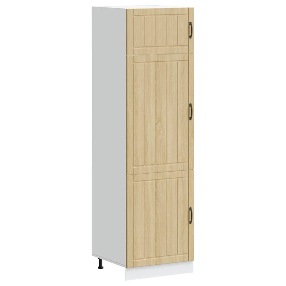 vidaXL Kitchen Cupboard Lucca Sonoma Oak Engineered Wood kitchen cabinet unit