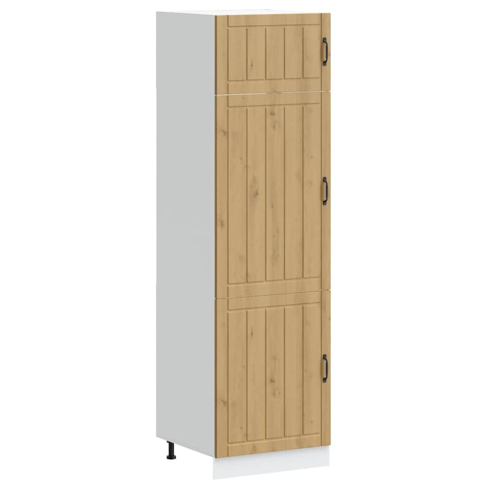 Vidaxl Kitchen Cupboard Lucca Artisan Oak Engineered Wood Kitchen Cabinet Unit