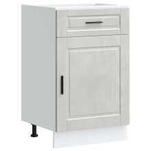 vidaXL Kitchen Base Cabinet Porto Concrete Grey Engineered Wood