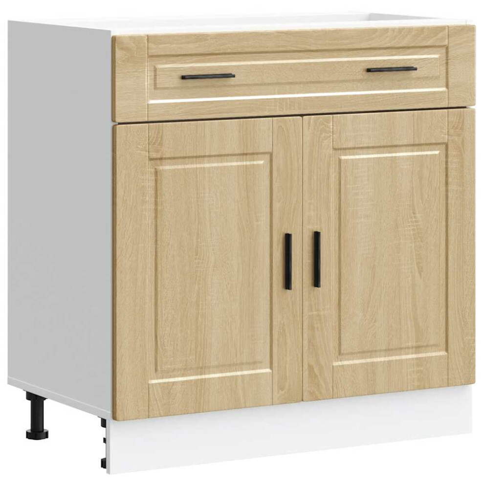 Vidaxl Kitchen Base Cabinet Porto Sonoma Oak Engineered Wood Sink Base Cabinet