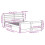 VidaXL vidaXL Bed Frame with Headboard Bed Base 135x190 cm Double Solid Wood Pine 4