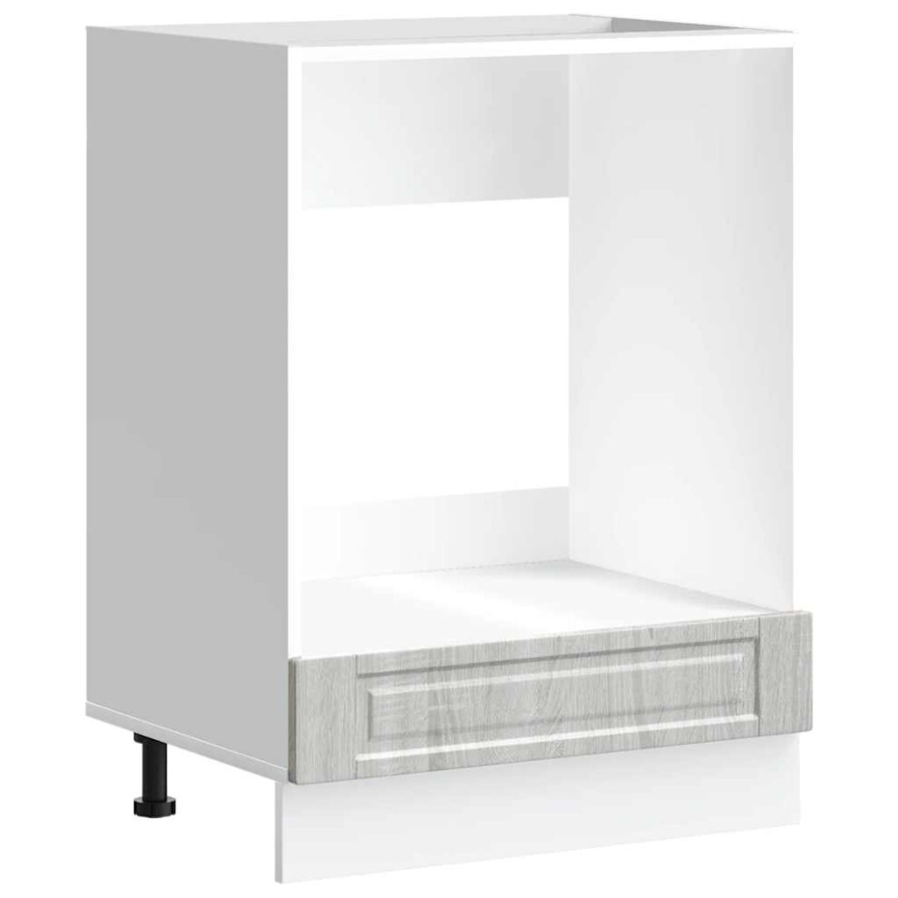 vidaXL Oven Cabinet Porto Grey Sonoma Engineered Wood oven unit